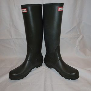 hunter boots with side zipper